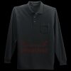 Long Sleeve Silk Touch Polo with Pocket Thumbnail