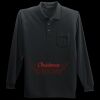 Long Sleeve Silk Touch Polo with Pocket Thumbnail