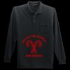 Long Sleeve Silk Touch Polo with Pocket Thumbnail
