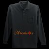 Long Sleeve Silk Touch Polo with Pocket Thumbnail