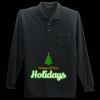 Long Sleeve Silk Touch Polo with Pocket Thumbnail