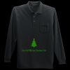 Long Sleeve Silk Touch Polo with Pocket Thumbnail