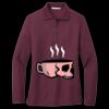 Women's Silk Touch Long Sleeve Polo Thumbnail