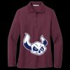 Women's Silk Touch Long Sleeve Polo Thumbnail