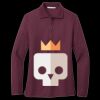 Women's Silk Touch Long Sleeve Polo Thumbnail