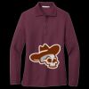 Women's Silk Touch Long Sleeve Polo Thumbnail