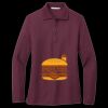 Women's Silk Touch Long Sleeve Polo Thumbnail