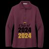Women's Silk Touch Long Sleeve Polo Thumbnail