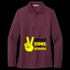 Women's Silk Touch Long Sleeve Polo Thumbnail