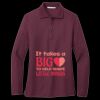 Women's Silk Touch Long Sleeve Polo Thumbnail