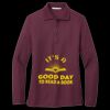 Women's Silk Touch Long Sleeve Polo Thumbnail
