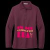Women's Silk Touch Long Sleeve Polo Thumbnail