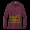Women's Silk Touch Long Sleeve Polo Thumbnail