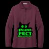 Women's Silk Touch Long Sleeve Polo Thumbnail