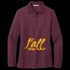 Women's Silk Touch Long Sleeve Polo Thumbnail