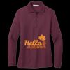 Women's Silk Touch Long Sleeve Polo Thumbnail