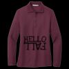 Women's Silk Touch Long Sleeve Polo Thumbnail