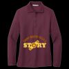 Women's Silk Touch Long Sleeve Polo Thumbnail