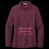 Women's Silk Touch Long Sleeve Polo Thumbnail