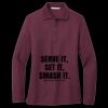 Women's Silk Touch Long Sleeve Polo Thumbnail