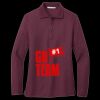 Women's Silk Touch Long Sleeve Polo Thumbnail