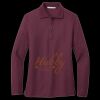 Women's Silk Touch Long Sleeve Polo Thumbnail