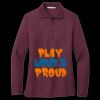 Women's Silk Touch Long Sleeve Polo Thumbnail