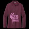 Women's Silk Touch Long Sleeve Polo Thumbnail