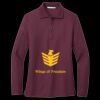 Women's Silk Touch Long Sleeve Polo Thumbnail